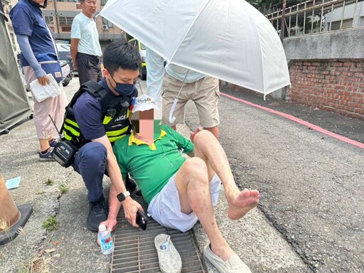 警民攜手救長者 烈陽下展現最溫柔的剛強力量