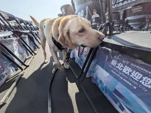 警察節獻上最溫暖的禮物 新北市為警犬健康把關送上專屬禮包
