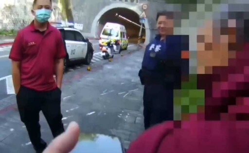 獨居老翁隧道跌倒驚魂 文一警即時救援助返家