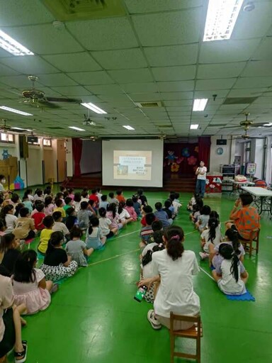 誠信綠能從幼扎根 西螺園童沉浸繪本世界