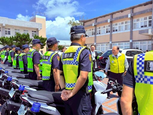 和易企業捐贈12輛高性能警用機車 提升執勤效能與安全