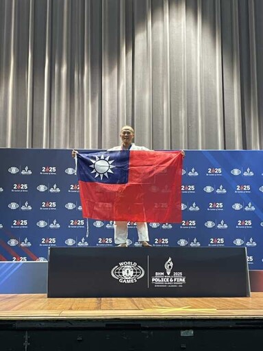 彰化警察之光!彰化縣警局林世明勇奪世界警察消防運動會柔道首金