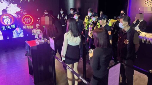 青春專案啟動 台中市警結合577警力突襲夜店