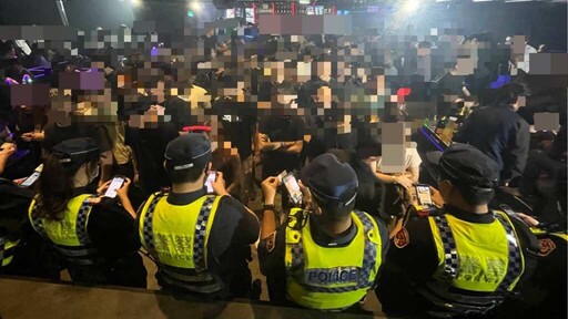 青春專案啟動 台中市警結合577警力突襲夜店