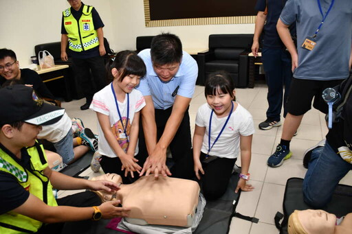 中市父親節「消防帥老爸」親子日登場 打造最暖家庭日