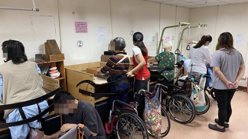 颱風逼近 員榮醫院復健人數明顯增加