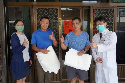 影/鹿基醫院防颱送暖 致贈科技沙包防範楊柳颱風侵襲