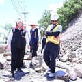 徐榛蔚全天多處勘災行程 拚最快速度復原家園