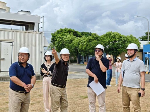 日本河井紘輔教授首度參訪外埔綠能園區 深化台日環保交流