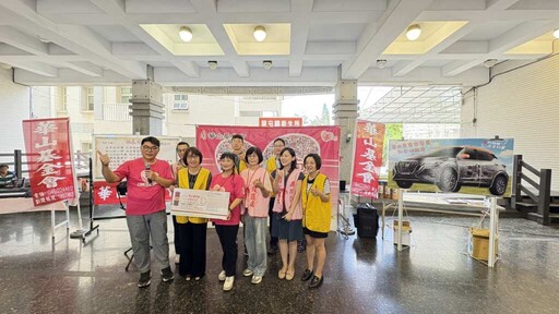 台電南投區處愛心助力華山 添購「到宅服務車」 關懷長者送暖到家