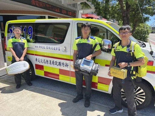 男突發心肌梗塞 家屬消防醫院聯手鬼門關前成功搶命