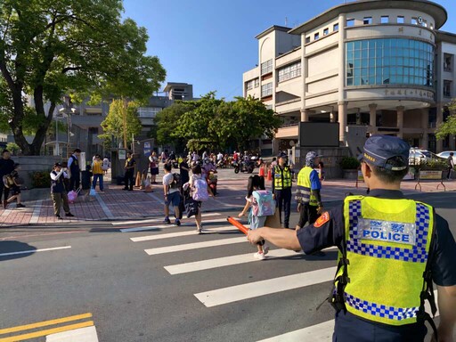 全運會雲林提前開學 斗六警護童專案全面啟動 嚴守校園路口安全