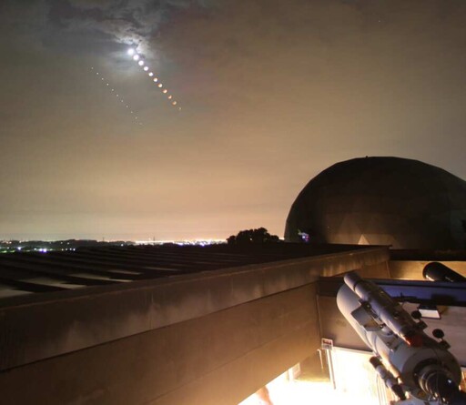 南瀛天文館邀全民追星 9月重要星象月全食、血月與行星衝連番上演