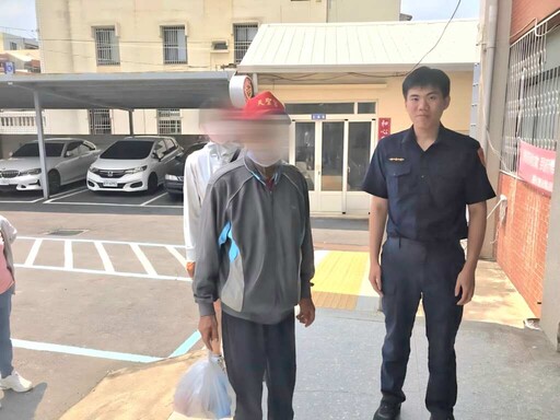 失智翁夜行24公里體力透支! 西螺警供食查證助返家