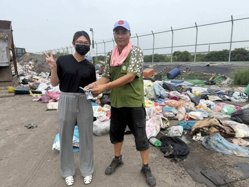 和美鎮清潔隊神救援 協助民眾找回誤丟的現金7000元