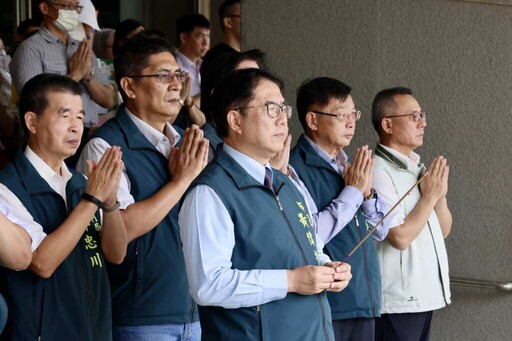 黃偉哲主持民治市政中心中元普渡祭典 祈求市民平安、市政順利