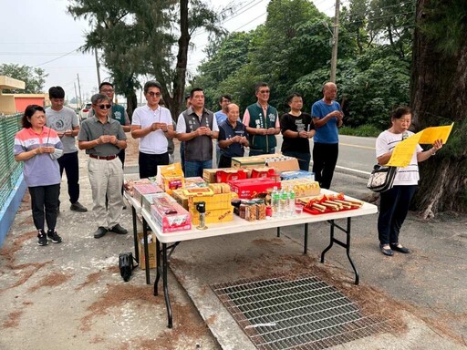 劉建國力爭校園安全 東勢安南國小通學步道動土啟工