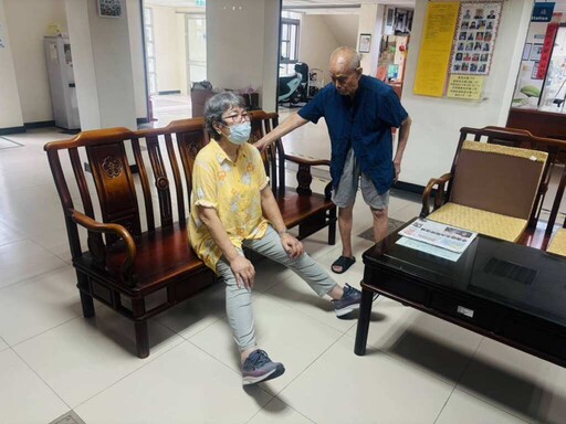 彰化榮家百歲榮民愛心滿溢 傳授自我復健秘訣護健康