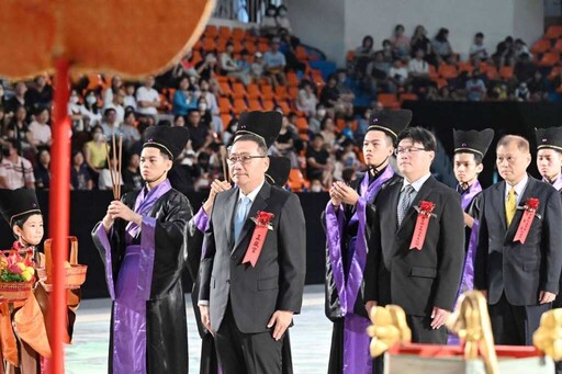 新北藝術祭孔十週年 侯友宜：以現代藝術感謝師恩