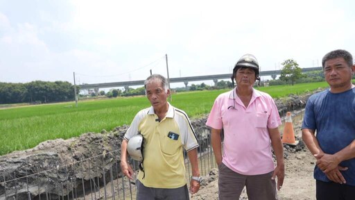 影／彰化三民農地重劃區農水路工程惹民怨 陳素月：施工應考量農作時程