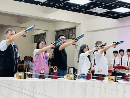 射擊人才銜接再升級 中市新社高中射擊訓練場正式啟用