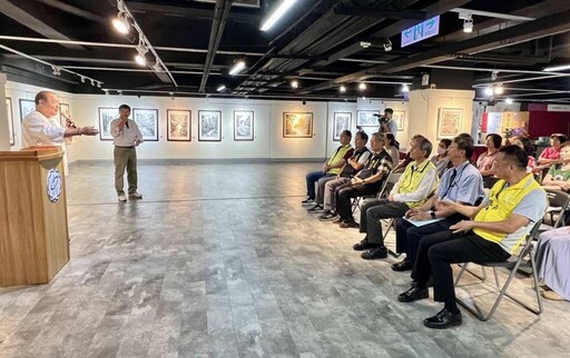 雲林生楊真祥畫會展覽圓滿落幕 捐贈冷風機與善款回饋埔里