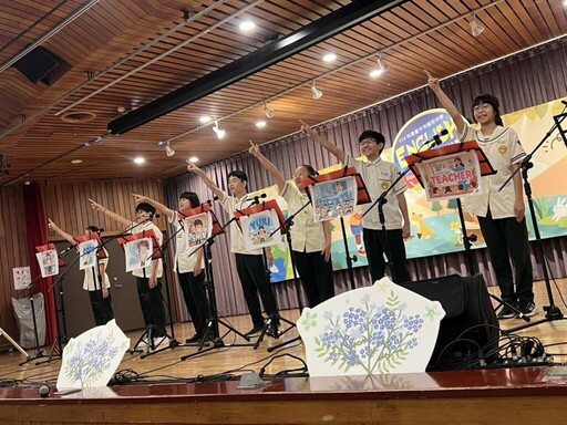 500位台中學子英語競賽「聲」動演創意 展現流利口說能力