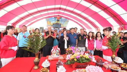 伸港鄉福安宮媽祖園區興建工程動土 弘揚媽祖慈悲精神