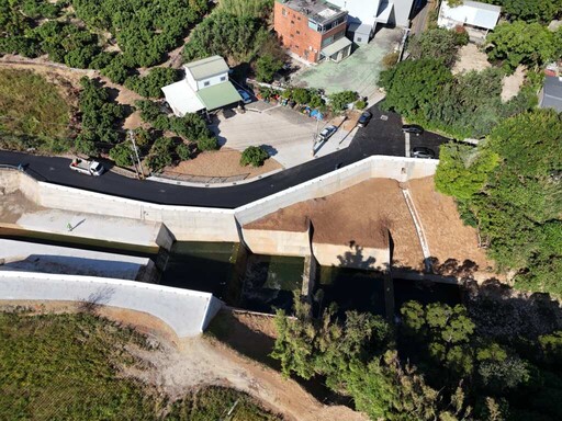 台中神岡陽明山排水治理工程 颱風前搶修完成