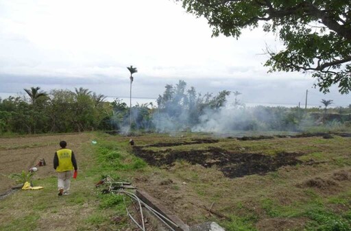 二期稻作收割期將至 臺東縣環保局呼籲勿露天燃燒稻草