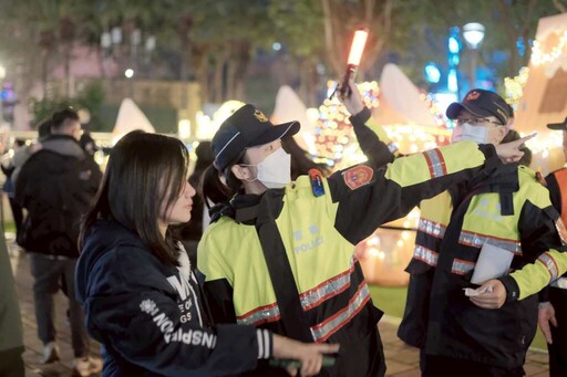 耶誕城首日開城亮燈 新北警智慧交通守護萬人