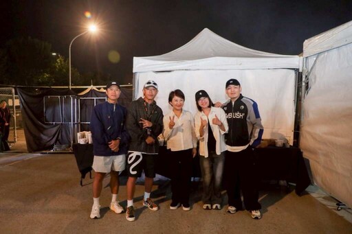 盧秀燕送美食探班玖壹壹 祝「南北貳路音樂節2025」圓滿成功