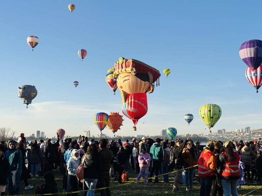 臺東Q版媽祖熱氣球飛進墨西哥 驚豔萊昂國際熱氣球節