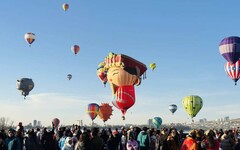 臺東Q版媽祖熱氣球飛進墨西哥 驚豔萊昂國際熱氣球節