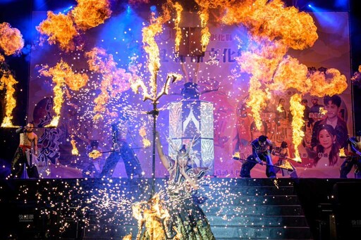 彰化縣媽祖祈福文化節 即將成真火舞團《日出.昇龍》火舞耀夜空