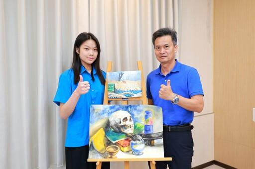 謝國樑接見全國美術賽優秀學子 擬提供傑出學生專案培訓