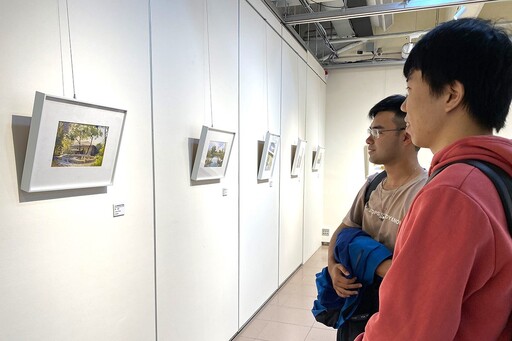 海大邀藝術家葉春新辦水彩創作展 《水色意境》再現人文記憶