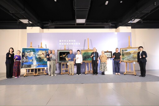 藝術史大師真跡現身！國際新地標綠美圖年底開館「5鉅作」首曝光 盧市長：台灣藝壇盛事在台中