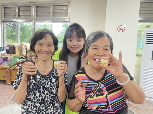 嘉藥USR團隊首進台南大內石子瀨社區 丹參手作體驗居民迴響熱烈
