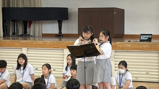北市萬興國小赴日交流 走訪下郡小學感受環保教育與傳統文化