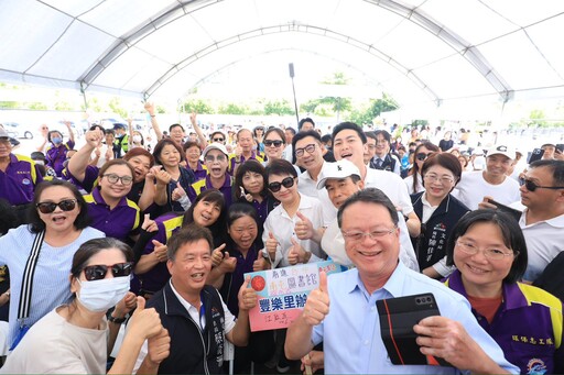 城市裡的森林書屋!台中首座高綠覆率「羅布森圖書館」動土 盧市長感謝公私協力推動文化扎根