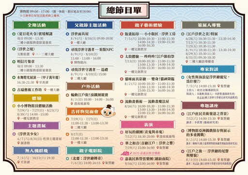 故宮南院夏日親子藝術月開跑 水舞無人機展演接力登場