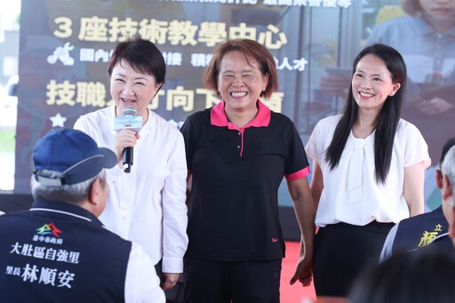 「大肚山唯一國中」迎新體育館！ 盧市長力推教育建設：再窮不能窮孩子