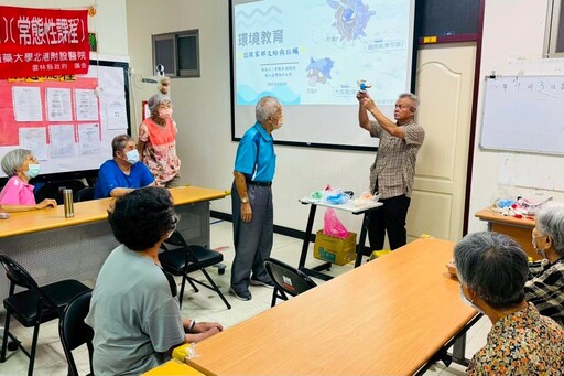 藝術結合永續 海大USR團隊帶領長輩認識家鄉海洋