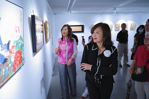 輝映古今－邱素美工筆畫師生展基隆開展 傳統筆墨交織當代美學