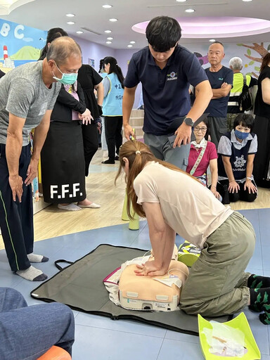 基隆護童安全 逾120位幼兒園駕駛、隨車員齊練CPR