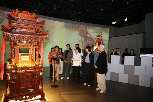 嘉義文化科技展《諸羅紀》登台北101 城隍爺神尊首度北上亮相