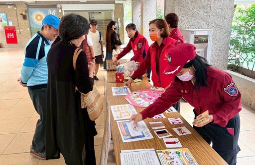 武崙國小校慶活動 消防局設攤宣導 親子同樂學防火
