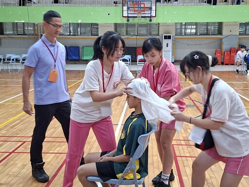 90 位學生變身救護小尖兵!「計分安妮」首度上場助攻精準訓練