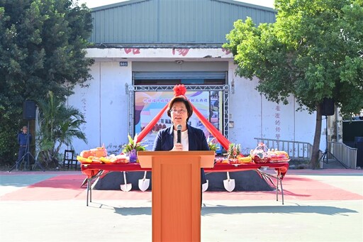 竹塘國中曉陽館重建工程動土 投入約1億600萬 打造多功能活動據點